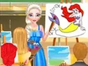 المعلمة في المدرسة