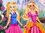 ألعاب باربي بنات ستايل تلبيس اميرات ديزني