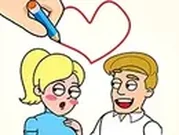 لعبة الرسم الحب