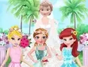 العاب الزهور في لعبة حفل زفاف السا وجاك الكبير 2