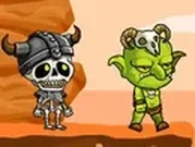 ألعاب وقت المغامرة قتال الهياكل العظمية