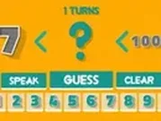 لعبة تخمين الرقم الذي اخترته