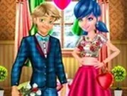 الحب بين الدعسوقة والقط الاسود