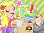 وضع المكياج في العمل قبل مرور المديرة