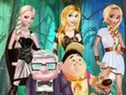 بيت الطائر مع الاميرات ديزني