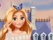 لعبة ربانزل وهي صغيرة